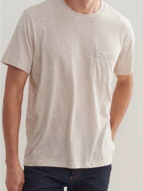 Jenni Kayne Men’s Vintage Pocket Tee Crew Neck Short Sleeve Small EUC
